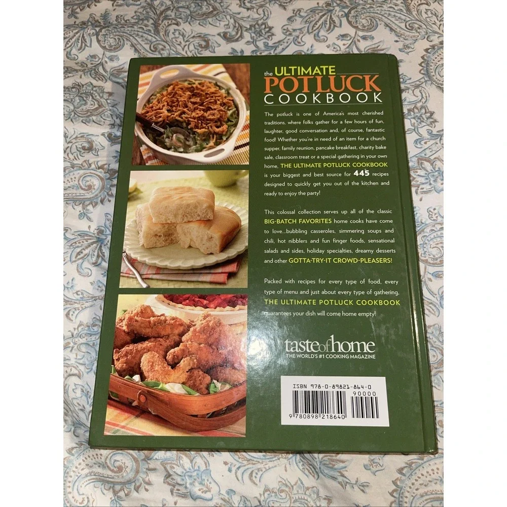 Vintage 2011 Taste Of Home Ultimate Potluck Cookbook‎ Recipes Cook Book